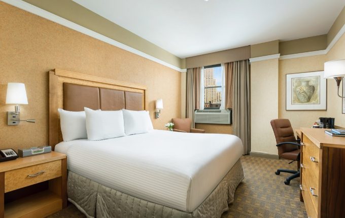Standard King Bedroom with view of Empire State Building