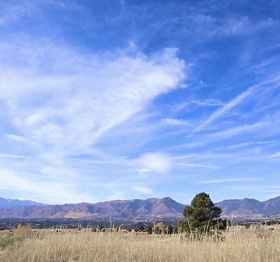 Colorado Springs mountains and field