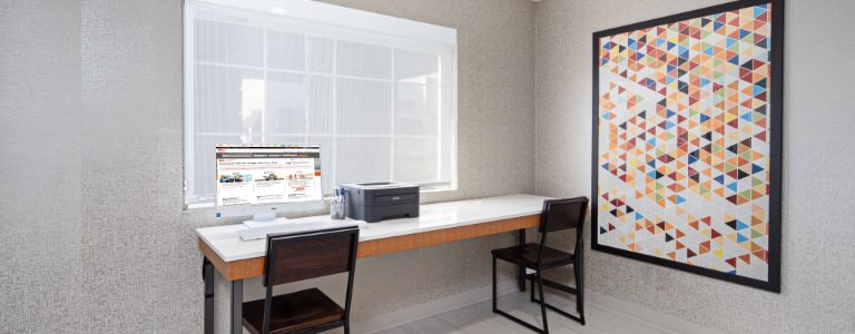 Business Center with computer, printer and free WiFi