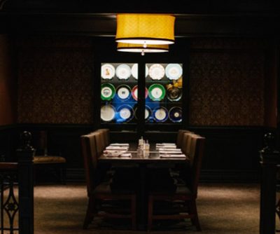 Hotel Julien Dubuque cozy dining interior
