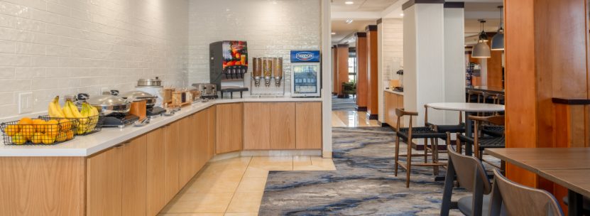 Fairfield Inn Santa Maria breakfast area