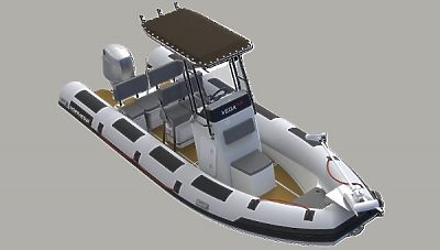 Driving a Walker Bay tender boat