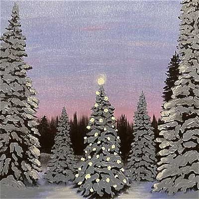 Holiday Pines Painting
