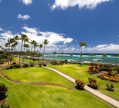 View from Lawai Beach Resort