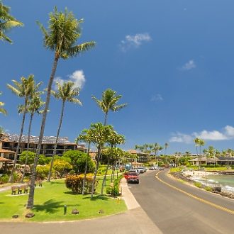 Lawai Road outside of Lawai Beach Resort