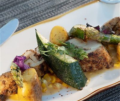 Plate of food