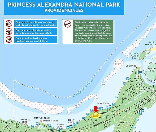 Map of  Princess Alexandria Park