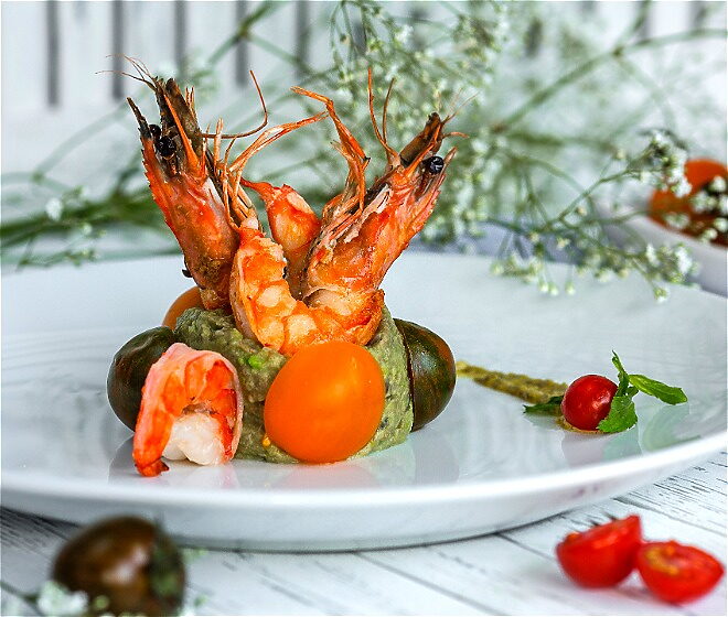 Exquisite Shrimp Dish