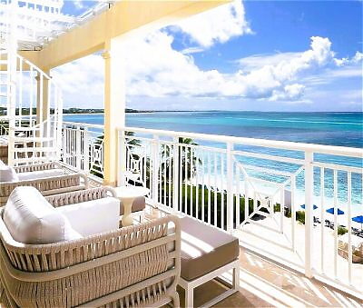 Rooftop view of Turks & Caicos Islands