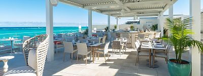 Rooftop dining in Turks & Caicos Islands