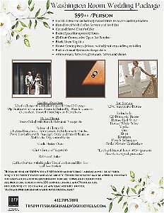 An event flyer for "Pop-Up Weddings" presented by TRYP Pittsburgh in Lawrenceville on February 14, 2025.