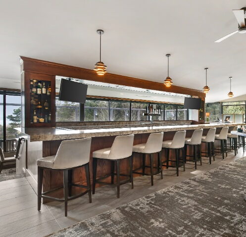 Sea Glass Bistro bar area