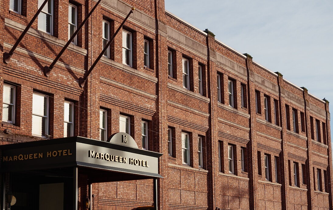 On-site services area in The MarQueen building, showing access from the lobby and street level in Queen Anne, Seattle.