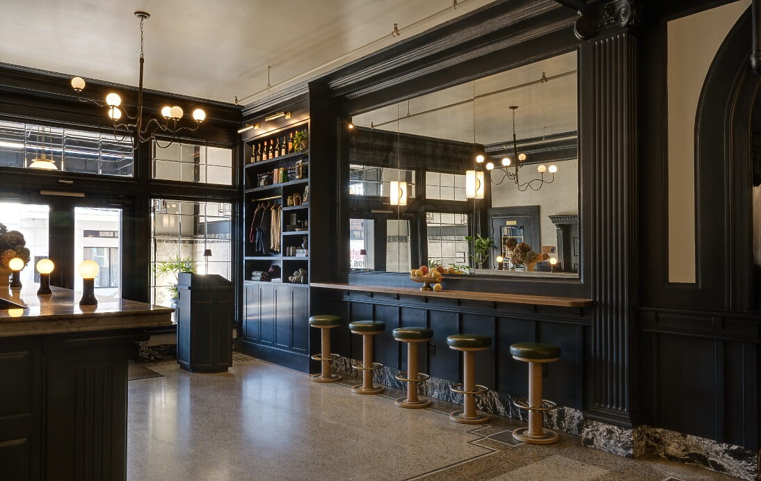 Guest amenities at The MarQueen Hotel in Queen Anne, Seattle, including in-room coffee, tea, and evening cookies.