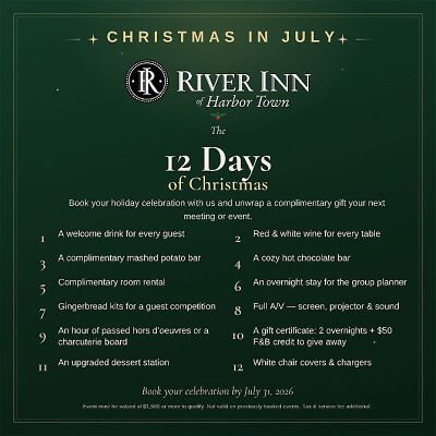 Christmas in July at River Inn of Harbor Town
