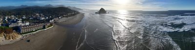 Cannon Beach aerial view