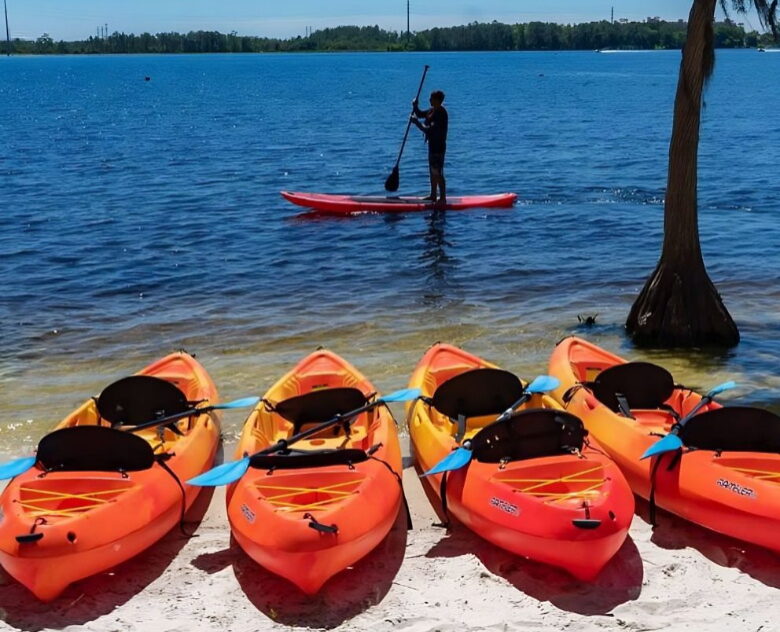 Kayaking and stand up paddle boarding