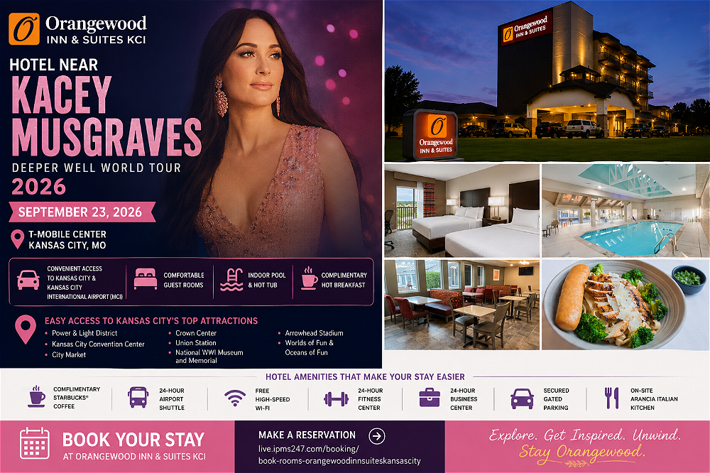 Orangewood Inn & Suites KCI near Kacey Musgraves Kansas City