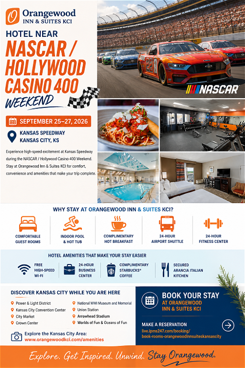 Orangewood Inn & Suites KCI NASCAR Hollywood Casino 400