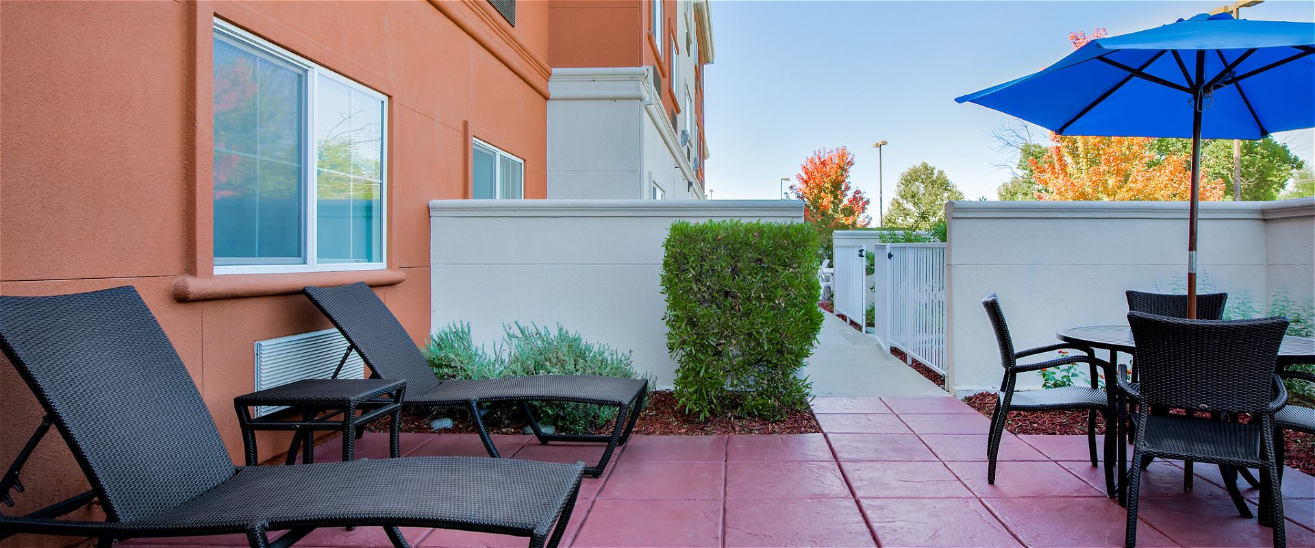 Guest patio seating